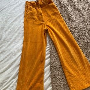 URBAN OUTFITTERS | Yellow Polyester Pants